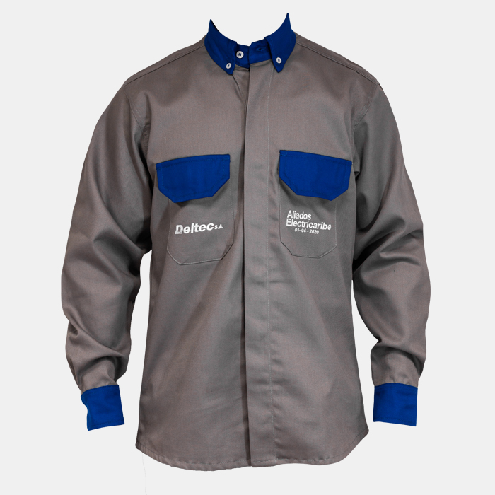 Camisa de Drill Combinada