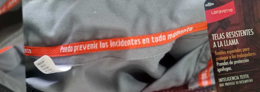 Venta de prendas ignifugas