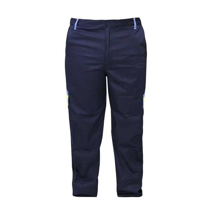 Pantalón ignífugo azul turquí