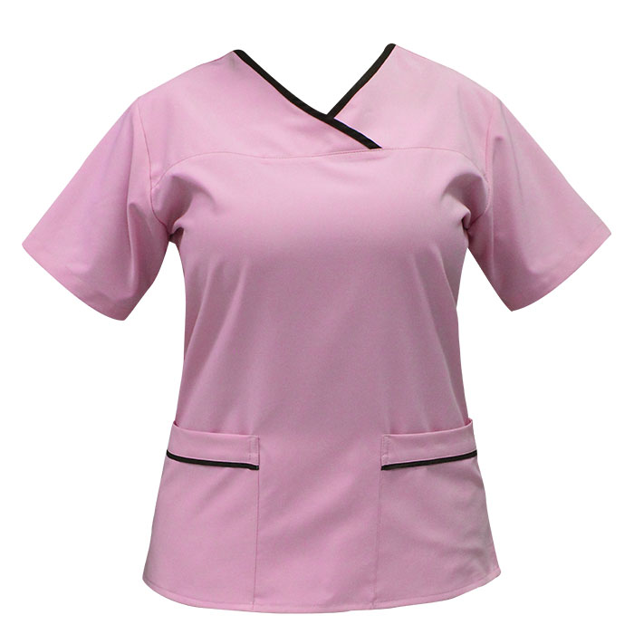 Uniforme antifluido cuello en V